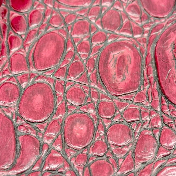 Large Charlie Lapson Leather Shoulder Bag Purse Burgundy size 16”x11” Laptop - Picture 2 of 16